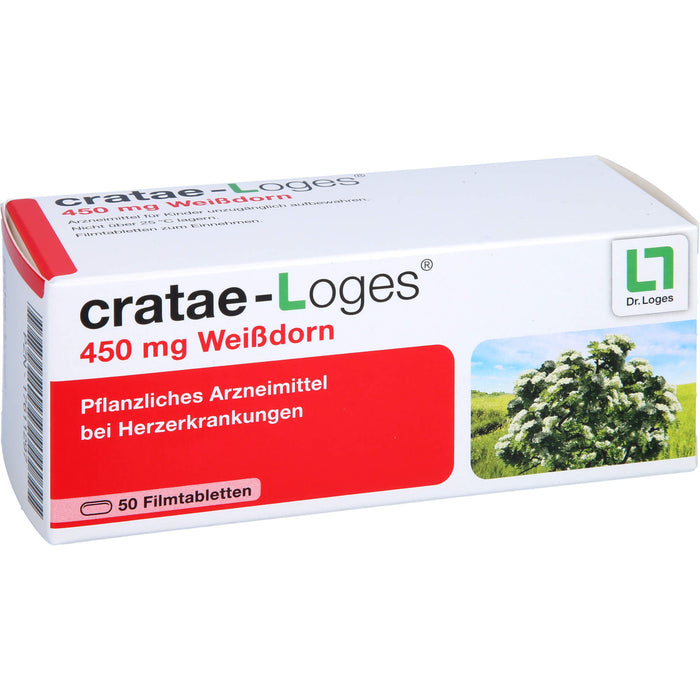 cratae-Loges 450 mg Weißdorn, Filmtablette, 50 St FTA