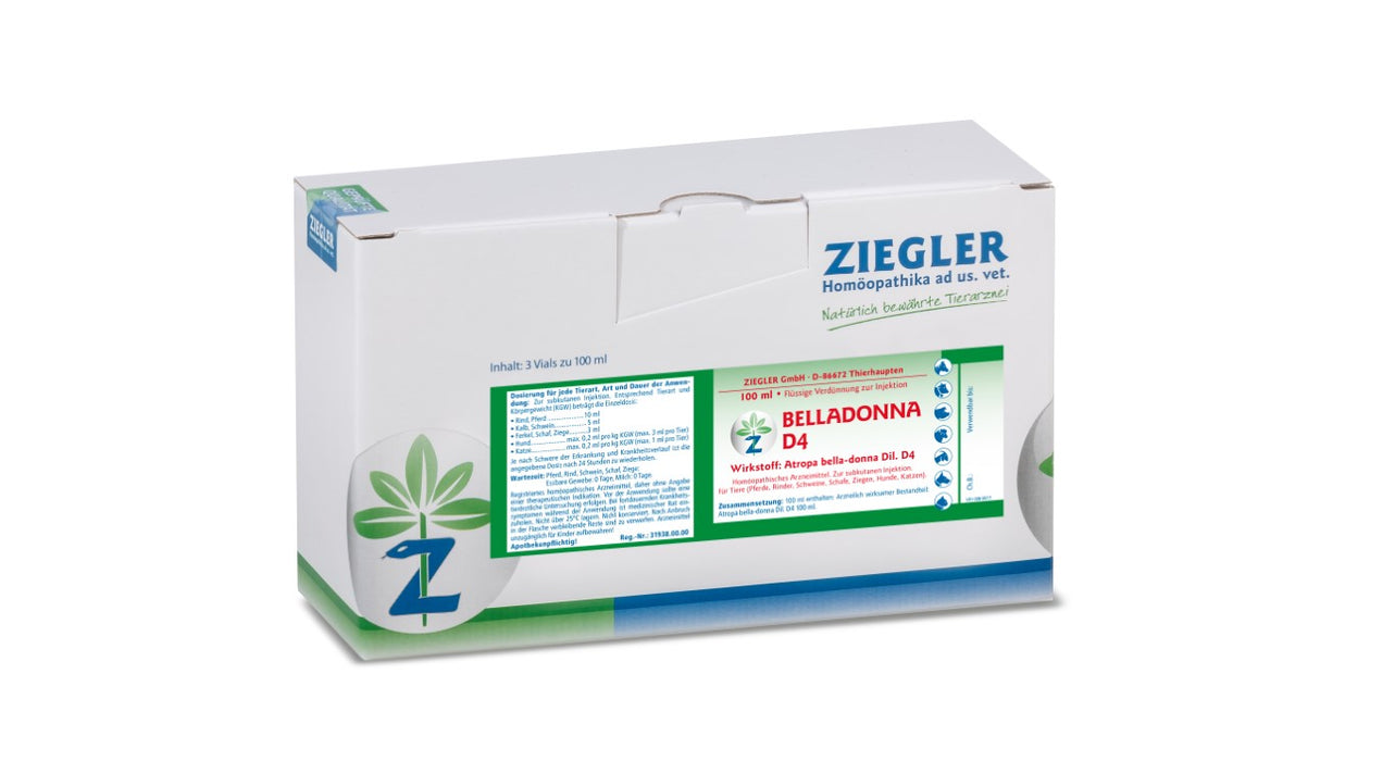 ZIEGLER Belladonna D 4 Dilution, 300 ml Lösung