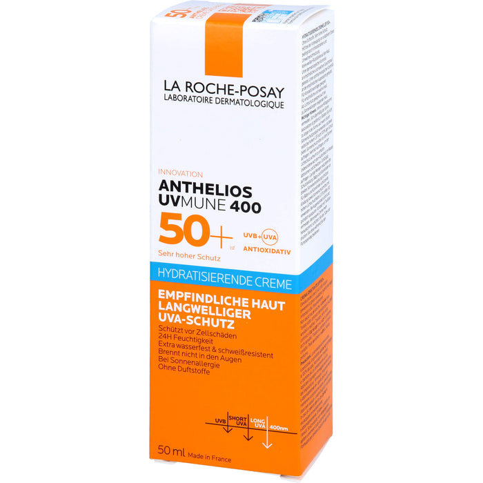 LA ROCHE-POSAY Anthelios Hydratisierende Creme UVMune 400 LSF 50+, 50 ml Crème