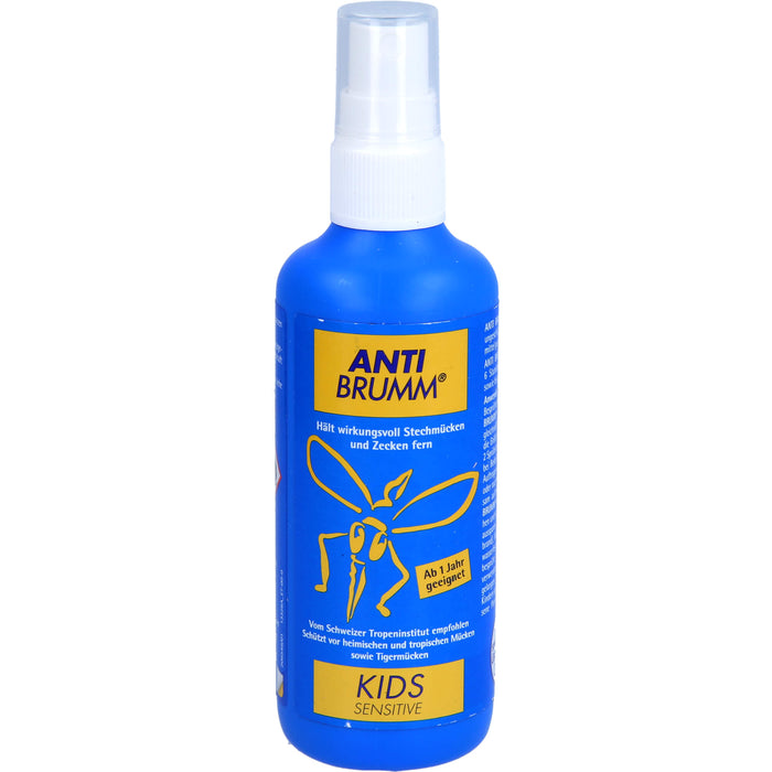 ANTI BRUMM Kids sensitive Lösung hält wirkungsvoll Stechmücken und Zecken fern ab 1 Jahr, 150 ml Solution