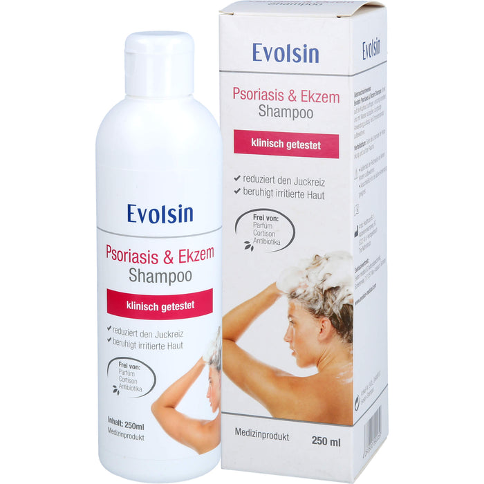 Evolsin Psoriasis & Ekzem Shampoo, 250 ml SHA