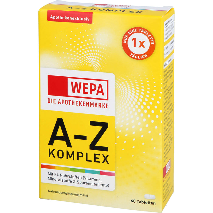 WEPA A-Z Komplex Tabletten, 60 St TAB