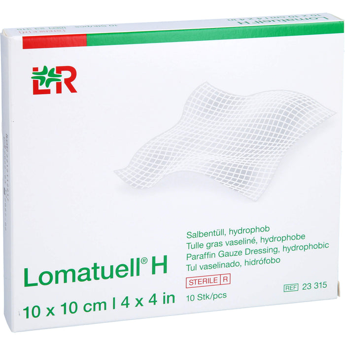 Lomatuell H 10x10cm Steril, 10 St VER