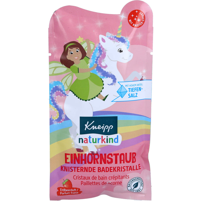 Kneipp naturkind knisternde Badesalze Einhornstaub, 60 g Additif pour le bain