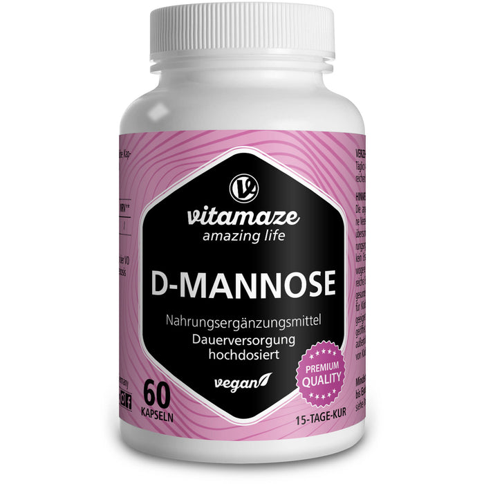 D-Mannose hochdosiert vegan, 60 St KAP