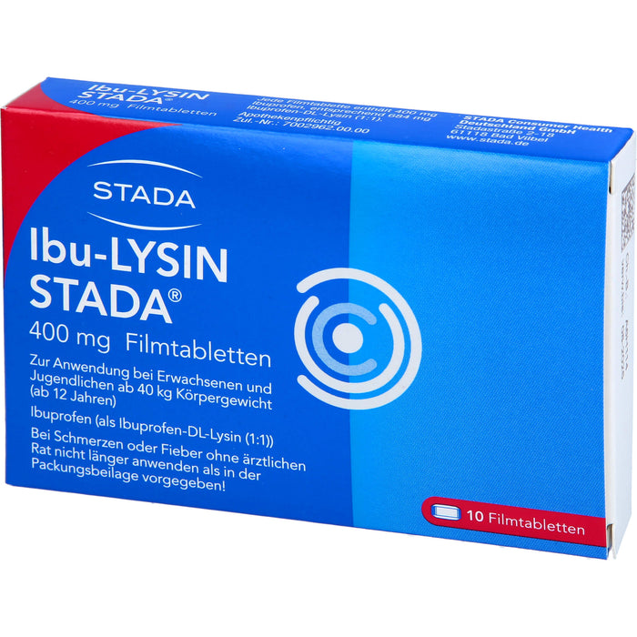 Ibu-lysin Stada 400mg Fta, 10 St FTA