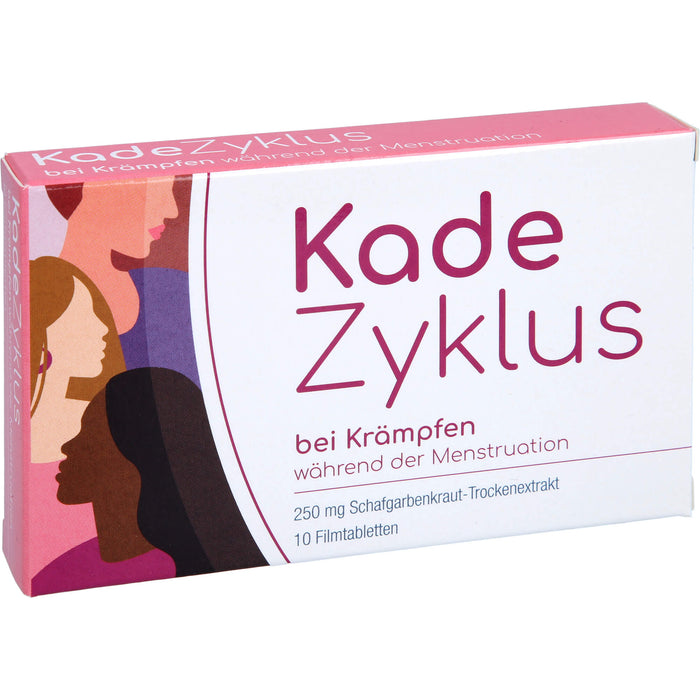 Kade Zyklus Filmtabletten bei Krämpfen während der Menstruation, 10 pcs. Tablets