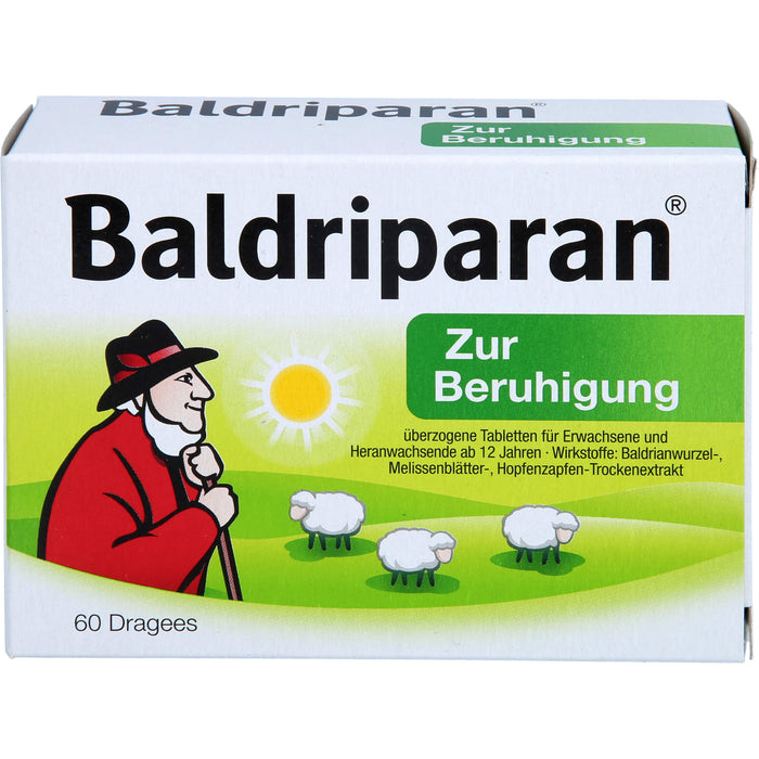 Baldriparan Dragees zur Beruhigung, 60 St. Dragees