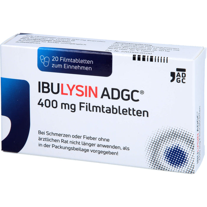 Ibulysin Adgc 400mg Fta, 20 St FTA