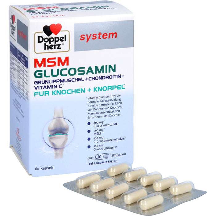 Doppelherz MSM Glucosamin system, 60 St KAP