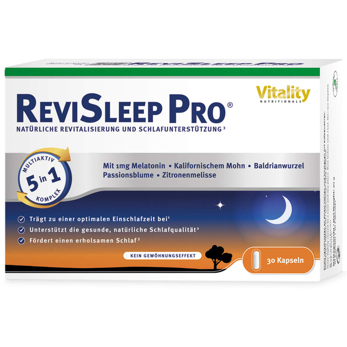 REVISLEEP PRO Schlafunterstützung mit Melatonin, 30 St KAP