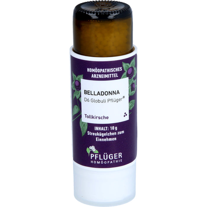 Belladonna D6 Globuli Pflüger Dosierspender, 10 g GLO