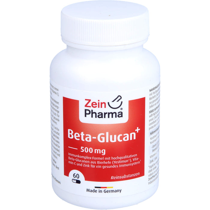 Beta Glucan 500 mg + Vitamin C & Zink, 60 St KAP