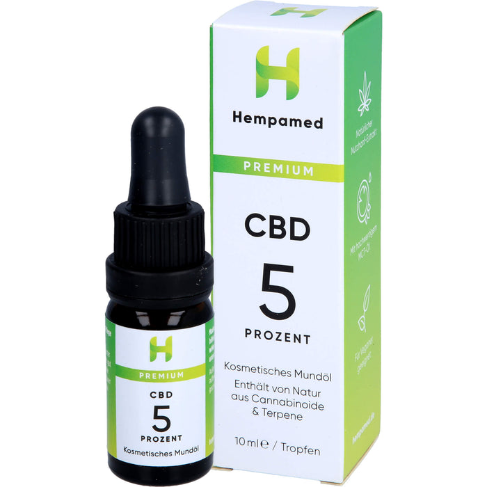 Hempamed Prem Cbd Moel 5%, 10 ml TRO