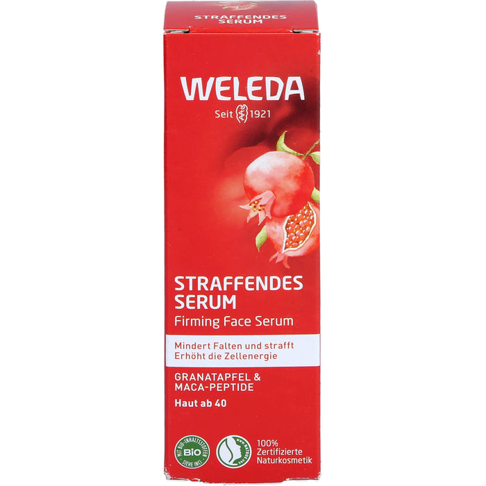 WELEDA straffendes Serum Granatapfel & Maca-Peptide mindert Falten & strafft, 30 ml Solution