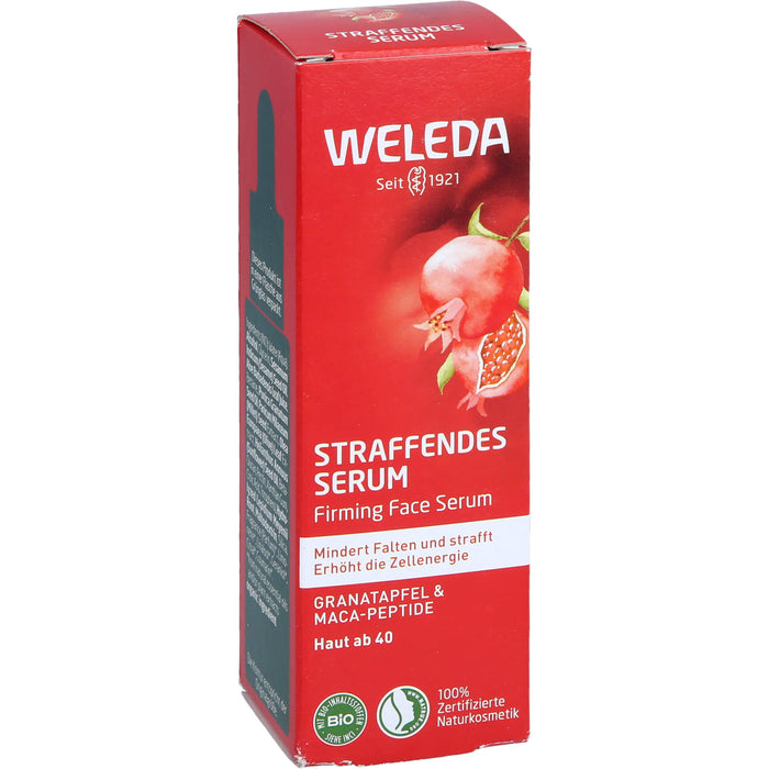 WELEDA straffendes Serum Granatapfel & Maca-Peptide mindert Falten & strafft, 30 ml Solution