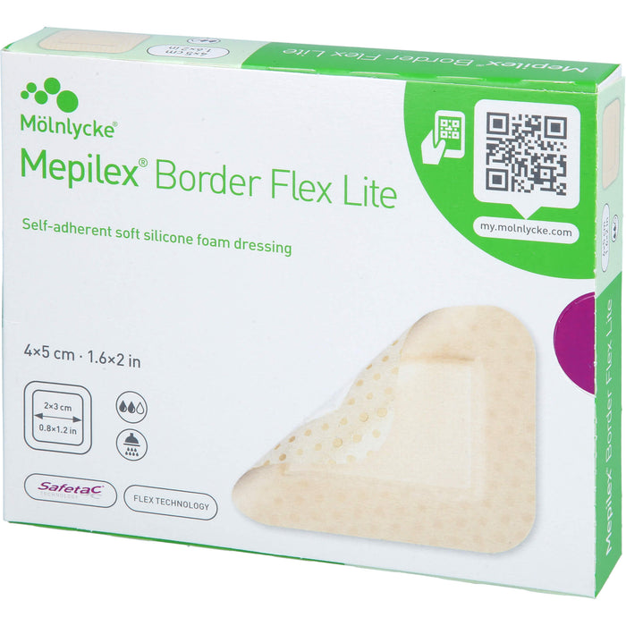 MEPILEX Border Flex Lite Schaumverband 4x5cm, 10 St VER