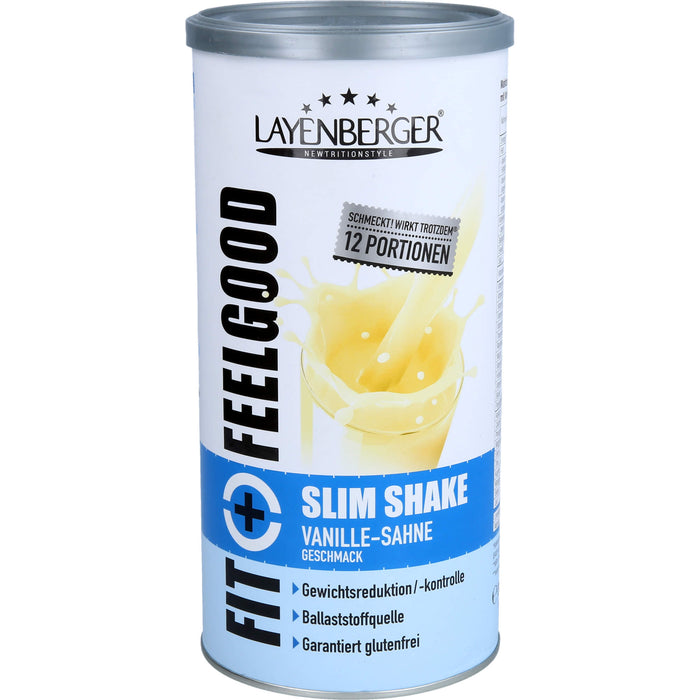 Layenberger Fit+Feelgood Slim Shake Vanille-Sahne, 396 g PUL