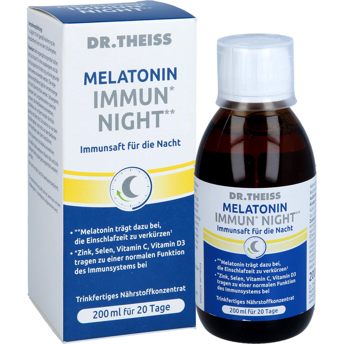 Dr.Theiss Melatonin Immun Night, 200 ml SAF