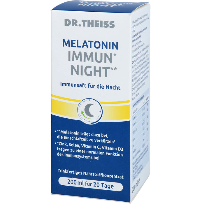 Dr.Theiss Melatonin Immun Night, 200 ml SAF