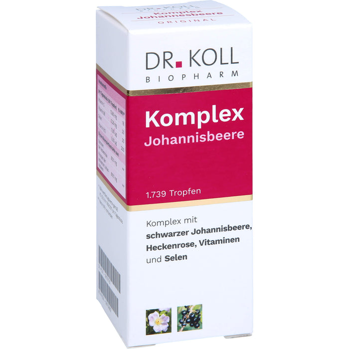 DR. KOLL Komplex Johannisbeere Tropfen, 50 ml Solution