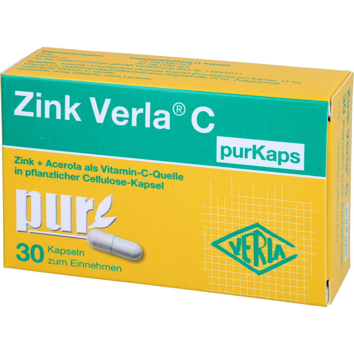 Zink Verla C purKaps, Kapseln, 30 St KAP