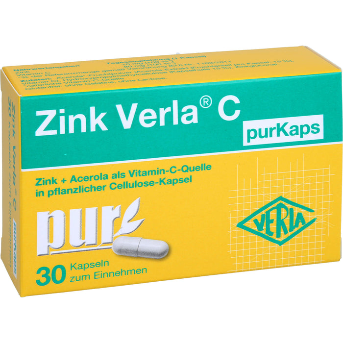 Zink Verla C purKaps, Kapseln, 30 St KAP