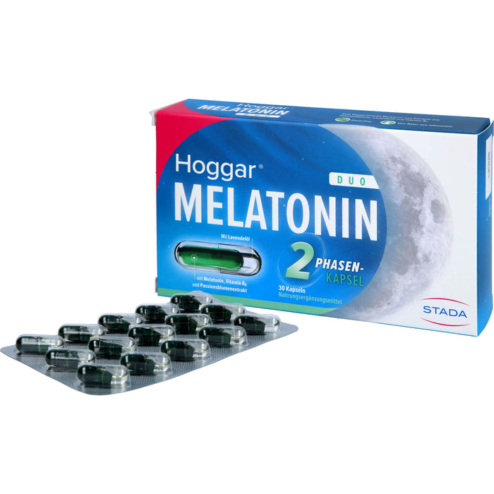 Hoggar Melatonin DUO Einschlaf-Kapseln, 30 St KAP