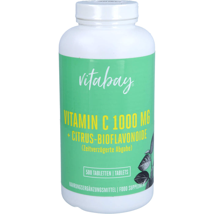 Vitamin C + Bioflavonoide 1000mg vegan hochdosiert, 500 St TVW