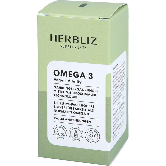 HERBLIZ OMEGA 3 vegan - Balance, 10 ml TRO