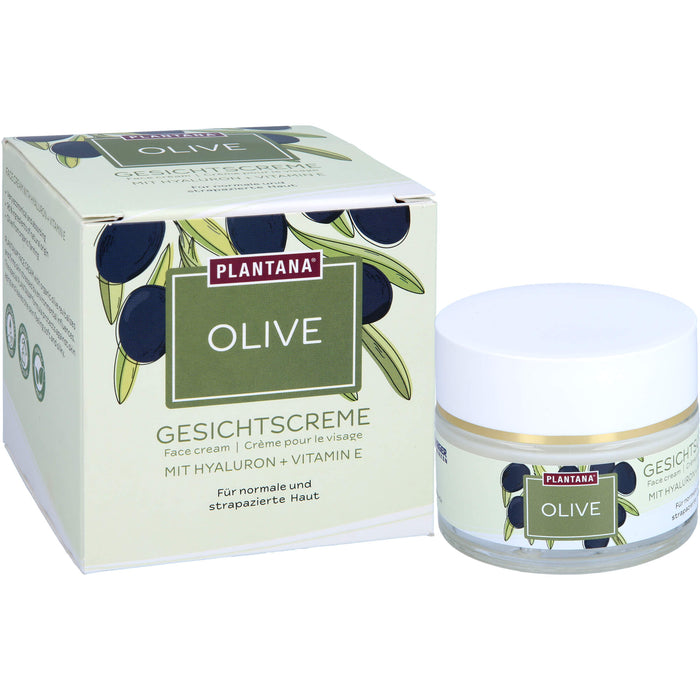 Plantana Olive Gesichtscreme Hyaluron & Vitamin-E, 50 ml CRE