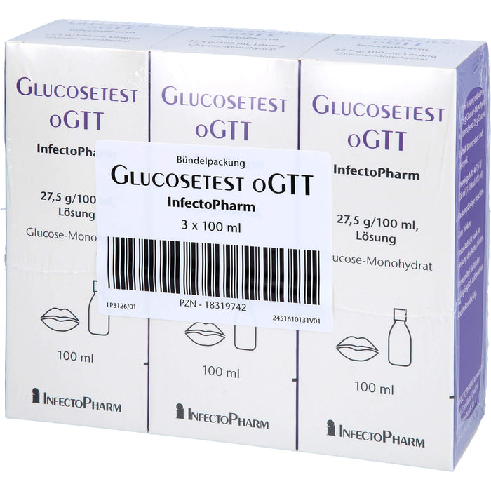 Glucosetest oGTT InfectoPharm 27,5 g/100 ml Lösung, 300 ml LSE