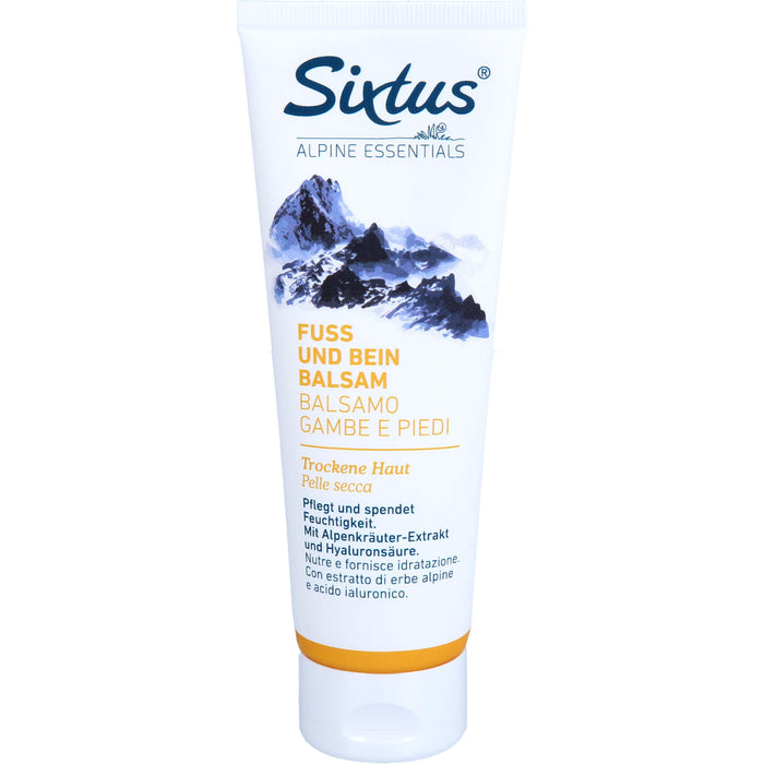 Sixtus FUSS UND BEIN BALSAM, 125 ml BAL