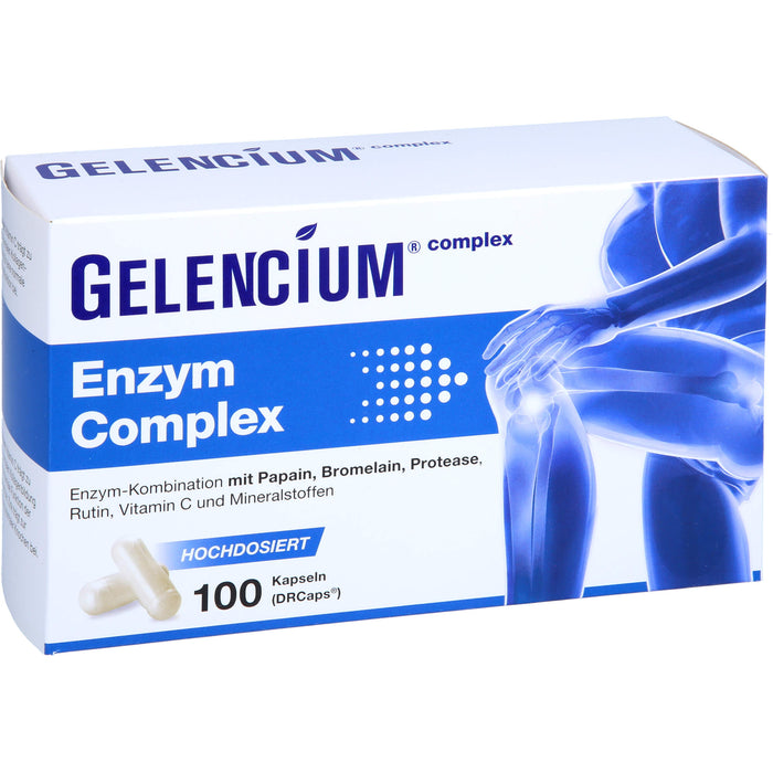 GELENCIUM Enzym Complex hochdosiert mit Bromelain, 100 St KAP