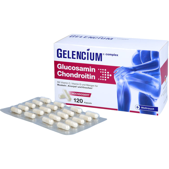 GELENCIUM Glucosamin Chondroitin hochdos. Vit C, 120 St KAP