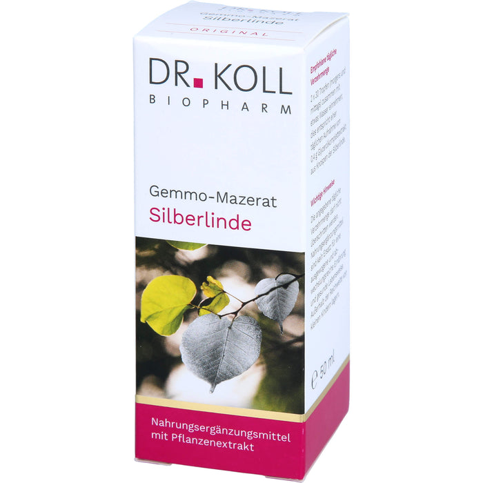 Gemmo-Mazerat Silberlinde Dr. Koll Tilia tomentosa, 50 ml TRO