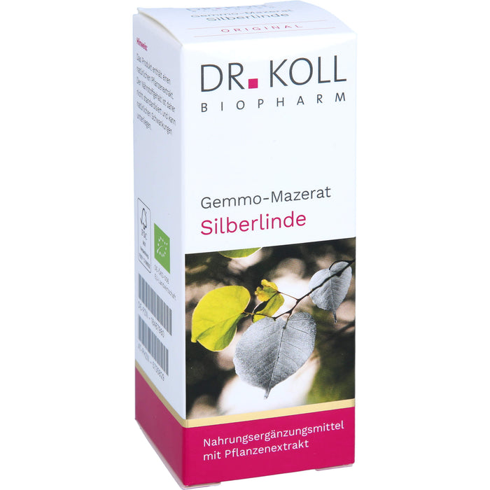 Gemmo-Mazerat Silberlinde Dr. Koll Tilia tomentosa, 50 ml TRO