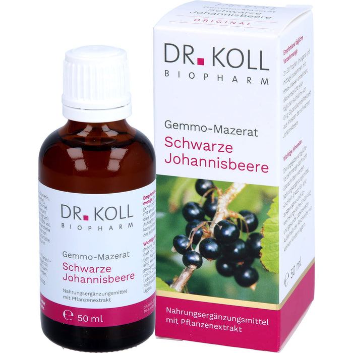 Gemmo-Mazerat schwarze Johannisbeere Dr.Koll Ribes, 50 ml TRO