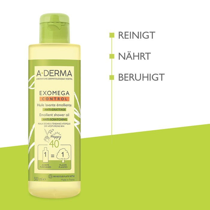 A-DERMA EXOMEGA CONTROL Duschöl, 500 ml Duschgel