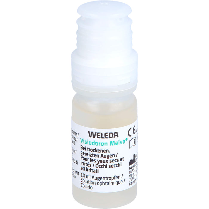 WELEDA Visiodoron Malva Augentropfen bei trockenen und gereizten Augen, 10 ml Solution