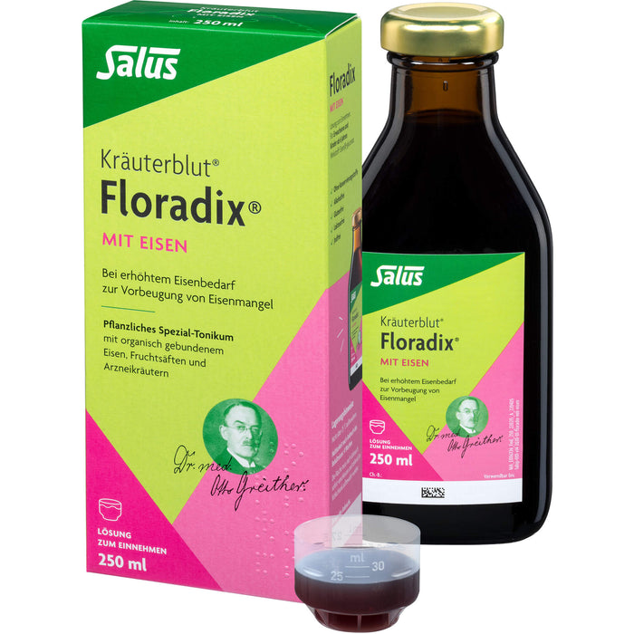 Floradix mit Eisen Lösung, 250 ml Solution