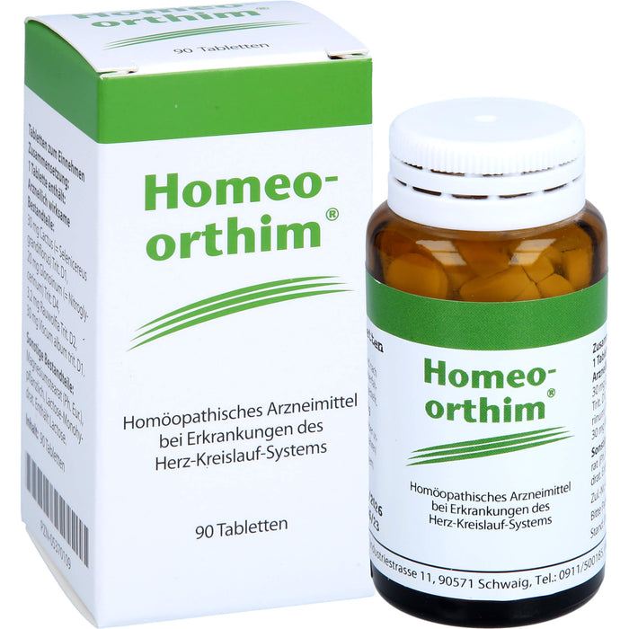 Homeo-orthim Tabletten bei Erkrankungen des Herz-Kreislauf-Systems, 90 pc Tablettes