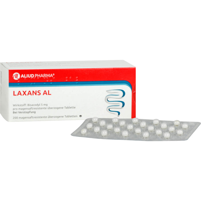 Laxans AL Dragees, 200 pcs. Tablets