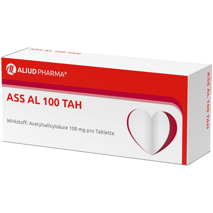 ASS AL 100 TAH Tabletten Thrombozytenaggregationshemmer, 50 pcs. Tablets