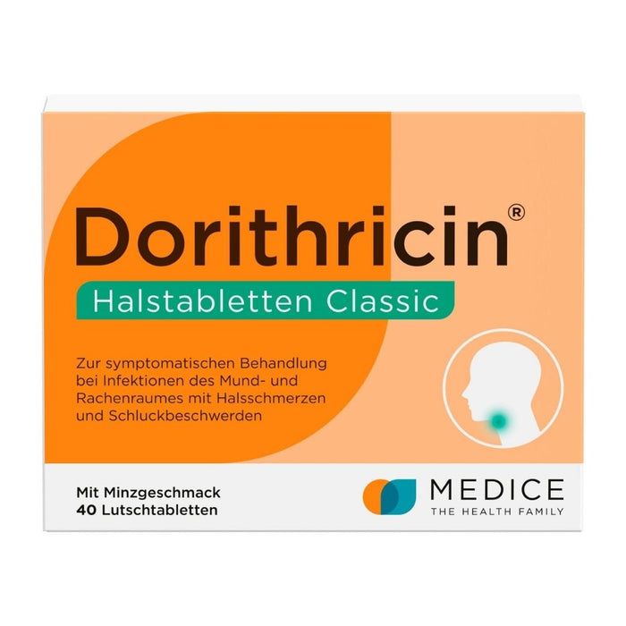 Dorithricin Halstabletten Classic, 40 St. Tabletten