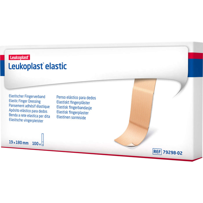 Leukoplast Elastic Fingerstrips 19 x 180mm, 100 St PFL