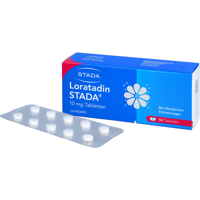 Loratadin STADA 10 mg Tabletten bei allergischen Erkrankungen, 50 pcs. Tablets