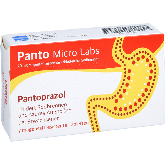 Panto Micro Labs 20mg Tmr, 7 St TMR