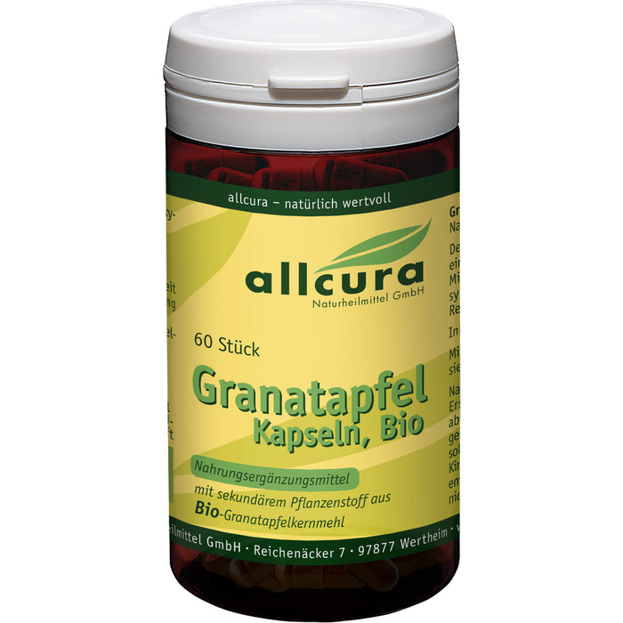 allcura Granatapfel Kapseln Bio, 60 pcs. Capsules