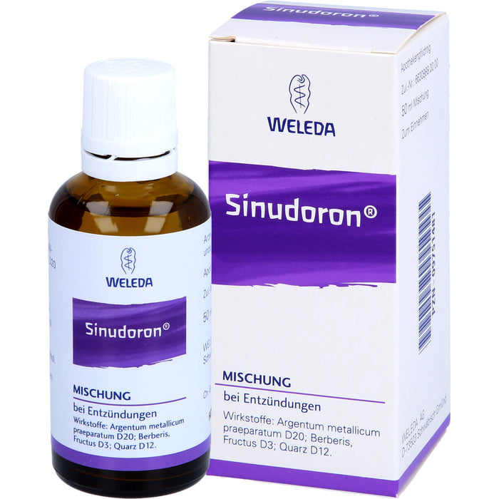 WELEDA Sinudoron Mischung bei Entzündungen, 50 ml Solution